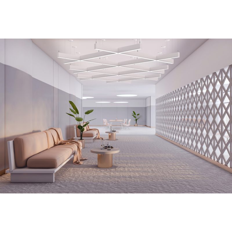 Ledalite TruGroove Architectural Linear Suspended Micro Flex image 1