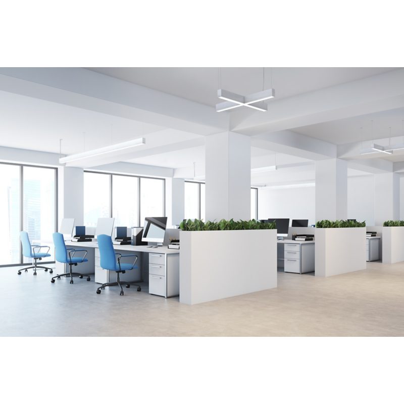 Ledalite TruGroove shapes Linear Suspension Light