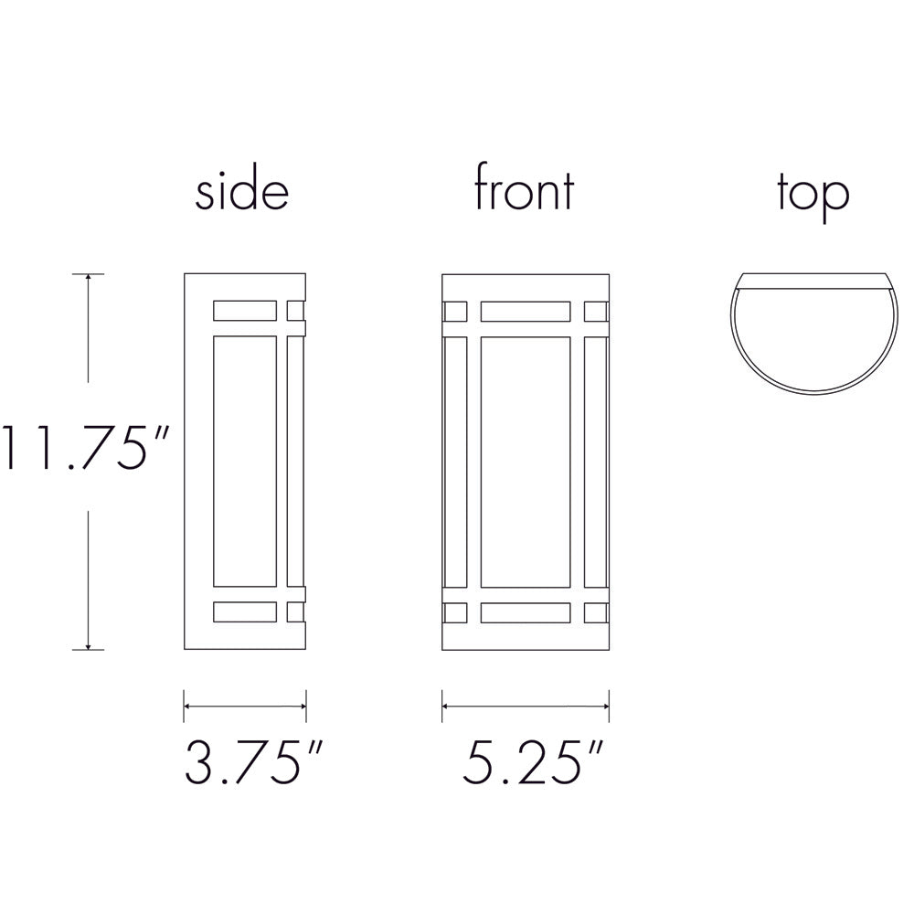 Ultralights Lighting Classics 10180 Exterior Sconce