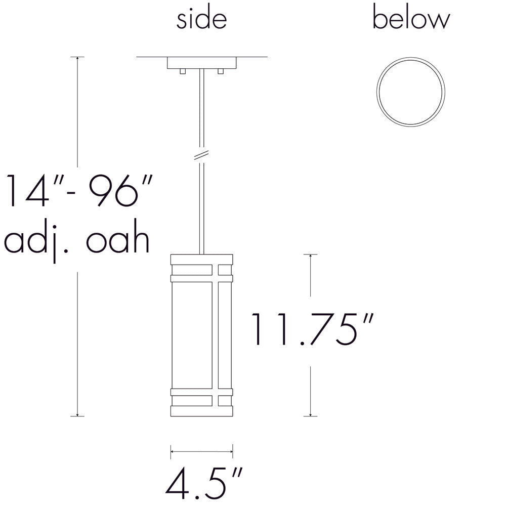 Ultralights Lighting Classics 10187 Pendant
