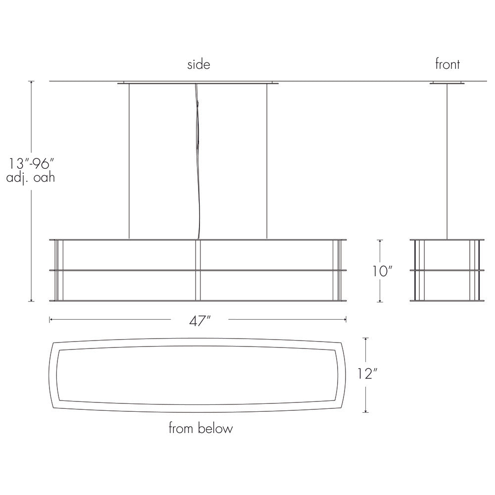 Ultralights Lighting Ellipse 09175 Interior Sconce