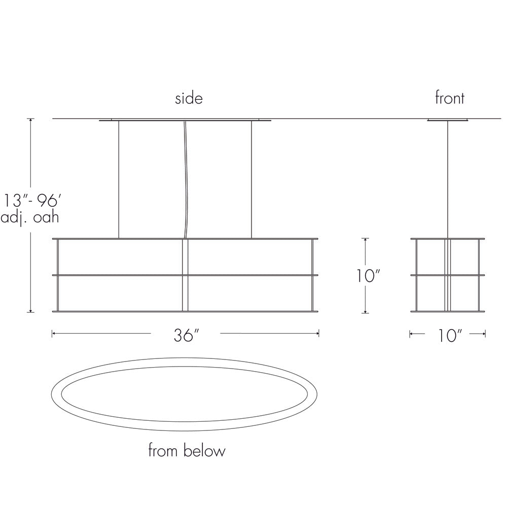 Ultralights Lighting Ellipse 09179 Interior Sconce