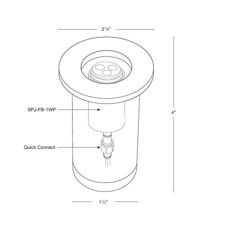 SPJ Lighting SPJ-MWL2 Cast Brass Adjustable Well Light