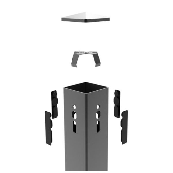 Arcadia Lighting ASP Square Non Tapered Steel Pole Light 3