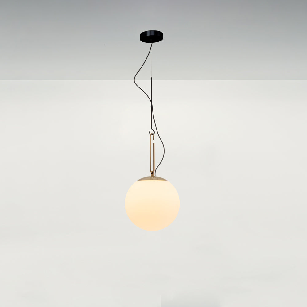 Artemide NH LED Max 20W E26 Gold Ext 20Ft 35 Suspension Light