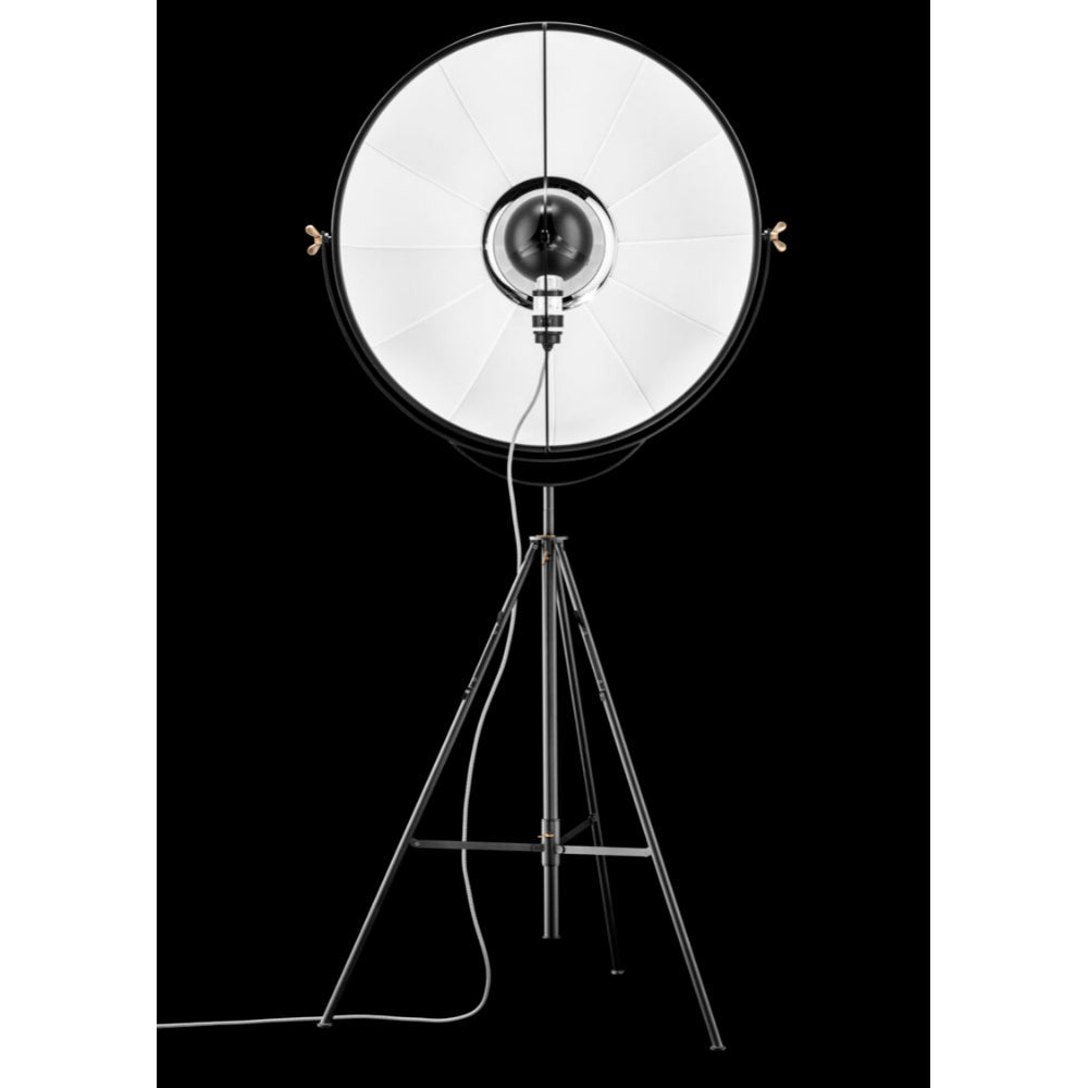 Fortuny Studio F65 Black Petite Floor Lamp