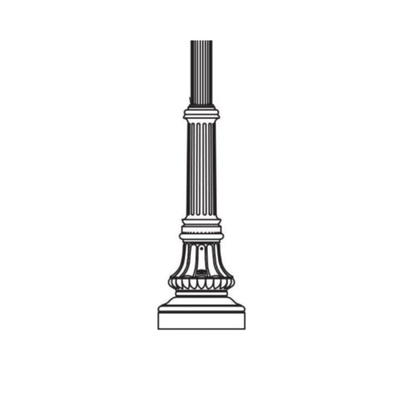 Hadco Urban Anchor Base Post 754 Poles and Brackets