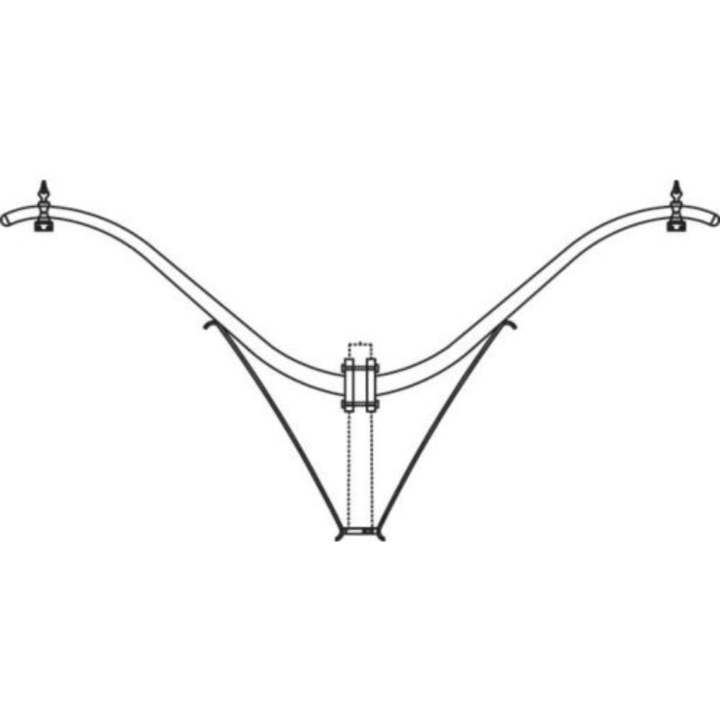 Hadco Urban Hanging Fixtures - Post Mounting Arms (HFP Series) Poles and Brackets