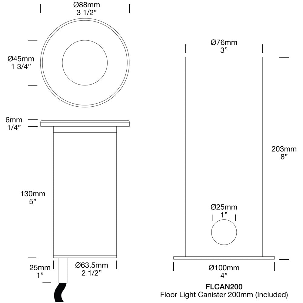 Hunza Floor Light Dark Lighter