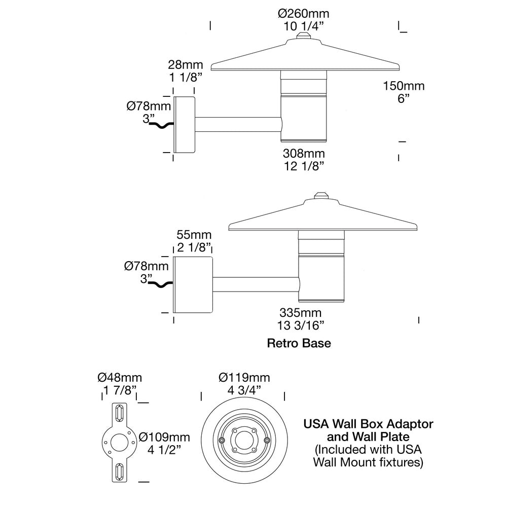 Hunza Tier Light Wall Mount