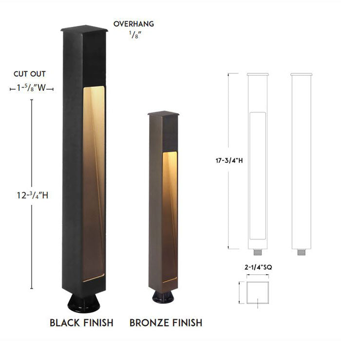 Lightcraft Outdoor Inverted Bollard Path Light