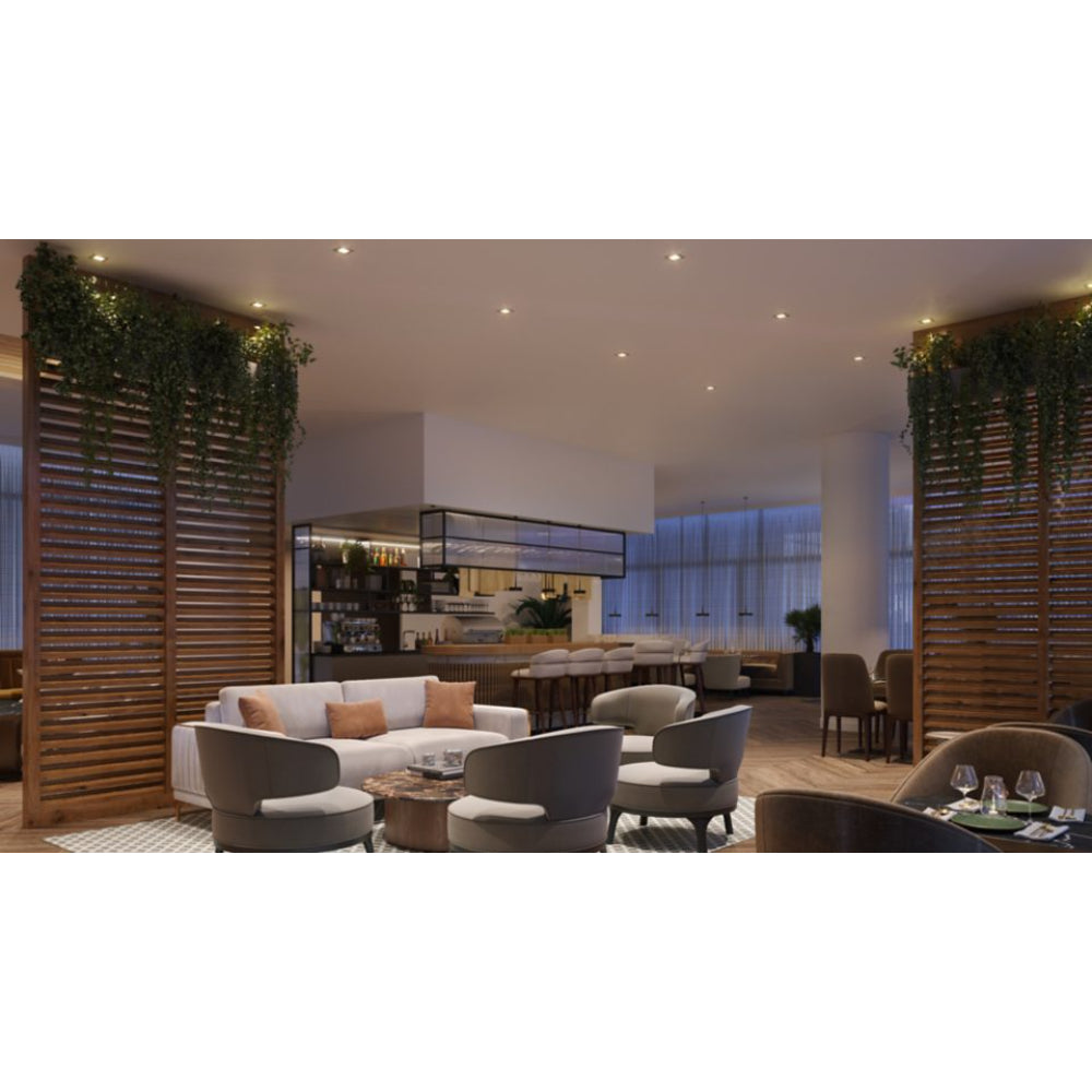 Portfolio Lighting LDSQRT3D 3" Precision High Center Beam Install-from-Below Square Downlight Additional Image 2