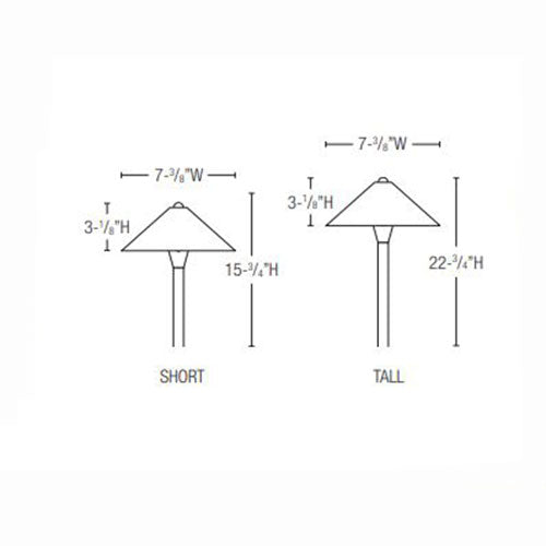 Lightcraft Outdoor Universal Flores Path Light