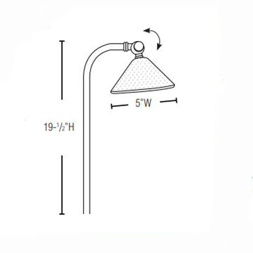 Lightcraft Outdoor Luna Martellato 5 - Hammered Side Stem -Bronze- SC