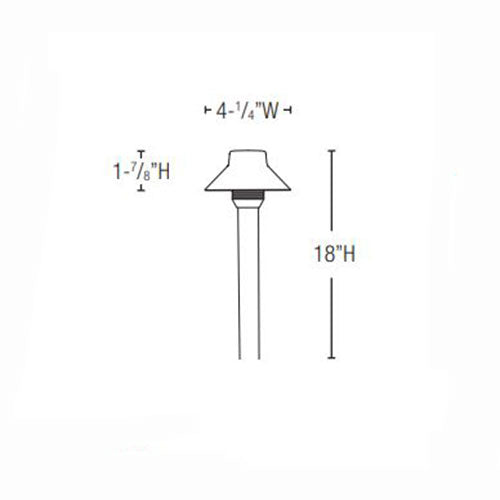 Lightcraft Outdoor Bella 4 - Compact Area Light T3 - 4 1/4"