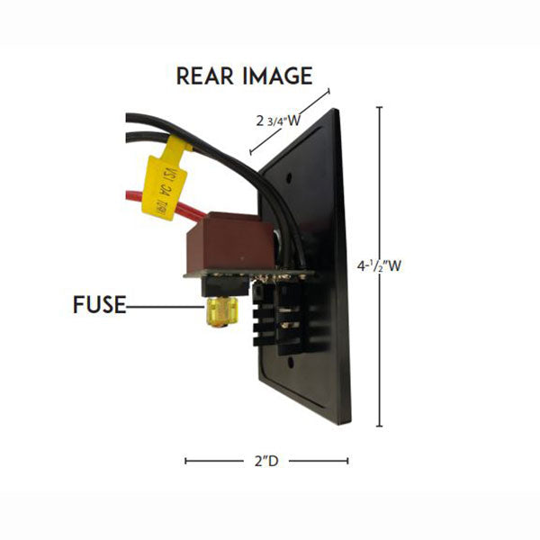 Lightcraft Outdoor 12V In-Line Wall Mount LED Dimmer