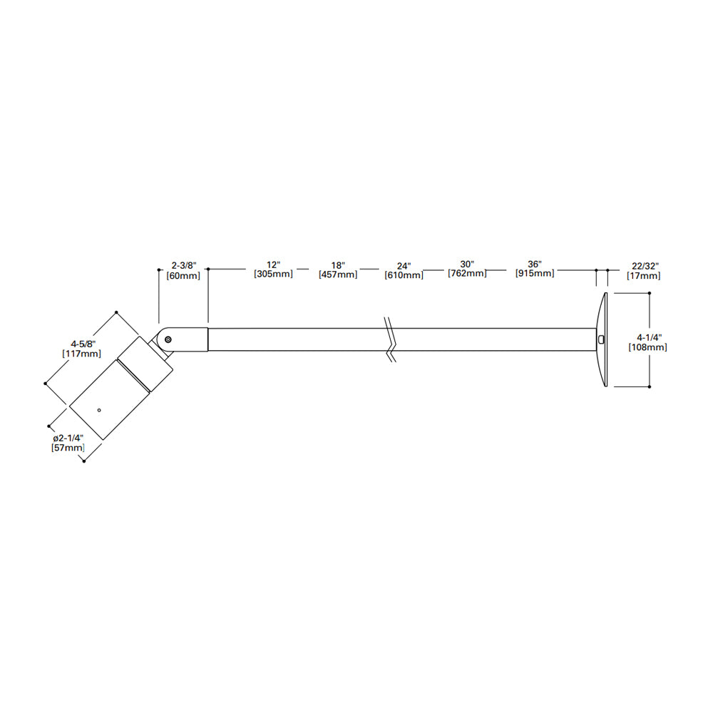 Lumiere Cambria 922-CRS LED Narrow Beam Sign Light 12V