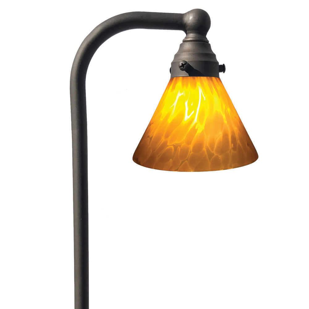 Lightcraft Outdoor Luna Vidrio Amber Path Light