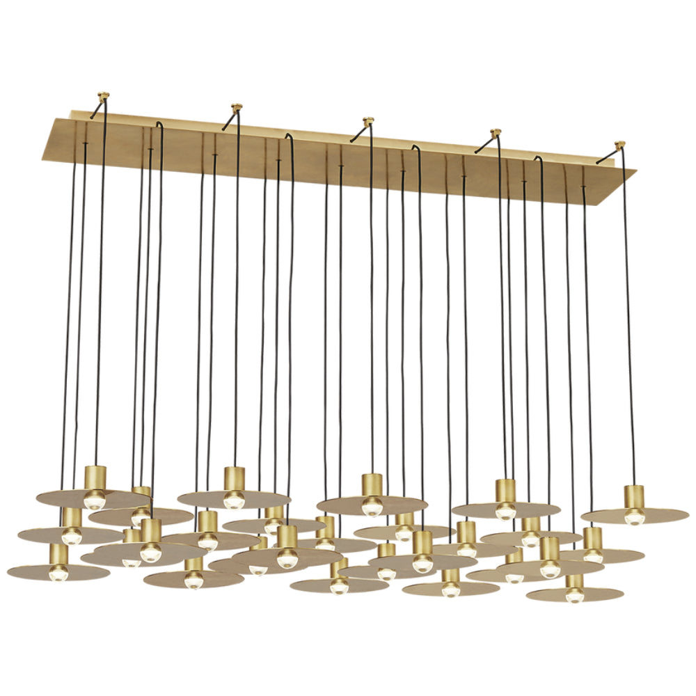 Tech Lighting Eaves 27 Light Chandelier By Visual Comfort