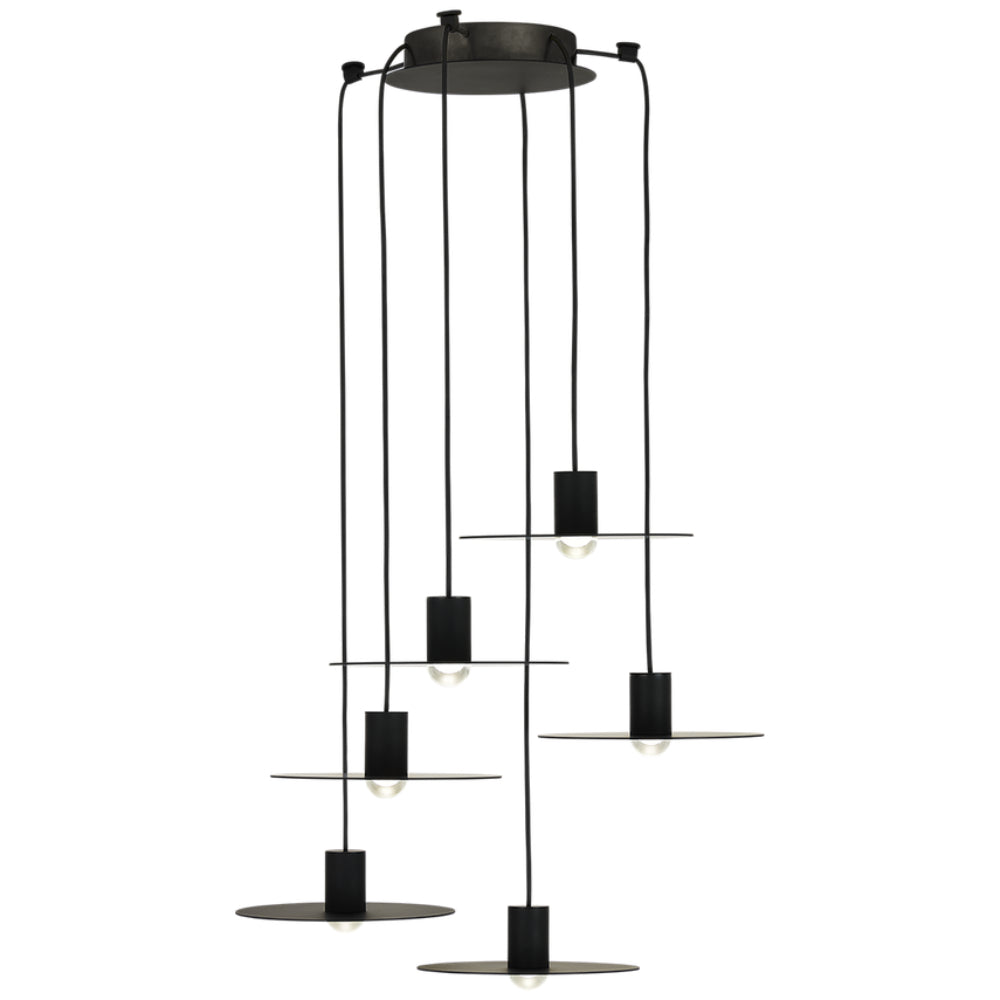 Tech Lighting Eaves 6 Light Chandelier By Visual Comfort