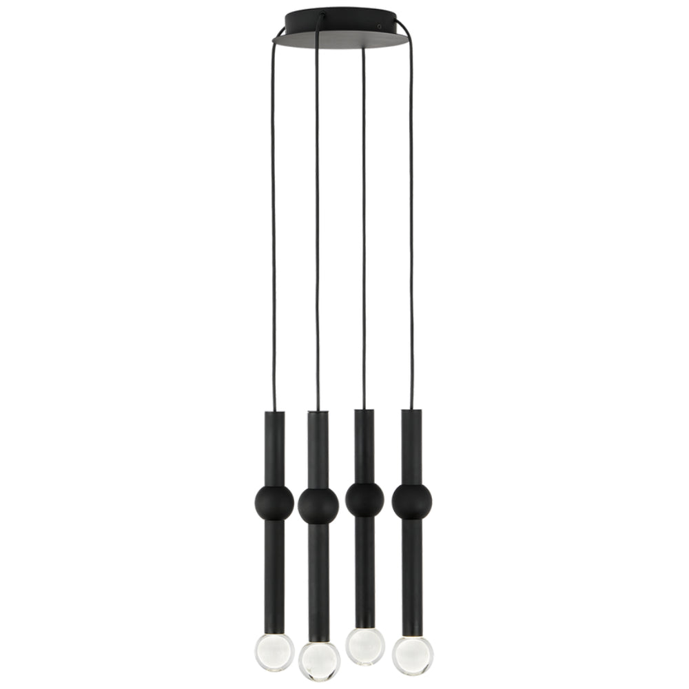 Tech Lighting Guyed 4 Light Chandelier By Visual Comfort