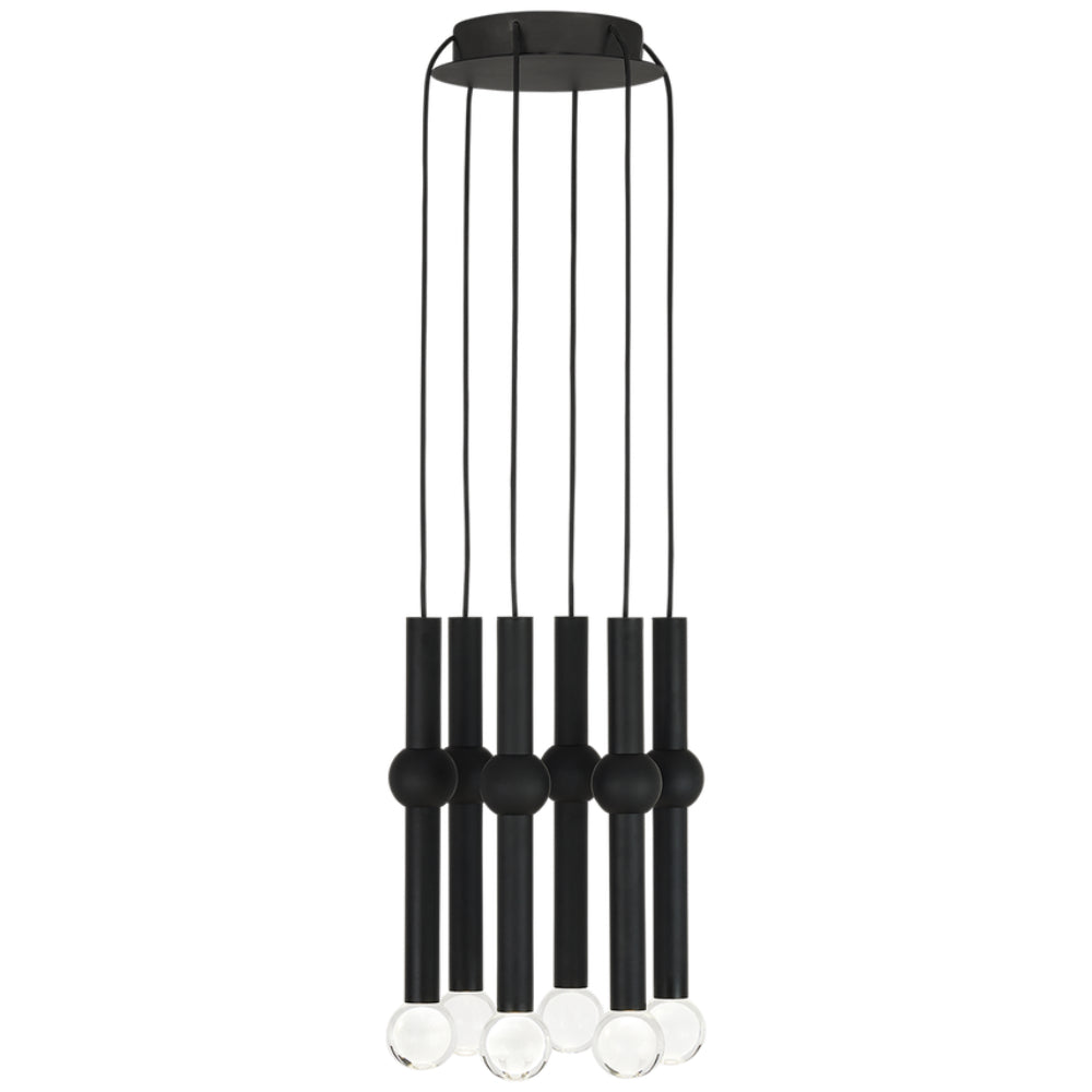 Tech Lighting Guyed 6 Light Chandelier By Visual Comfort