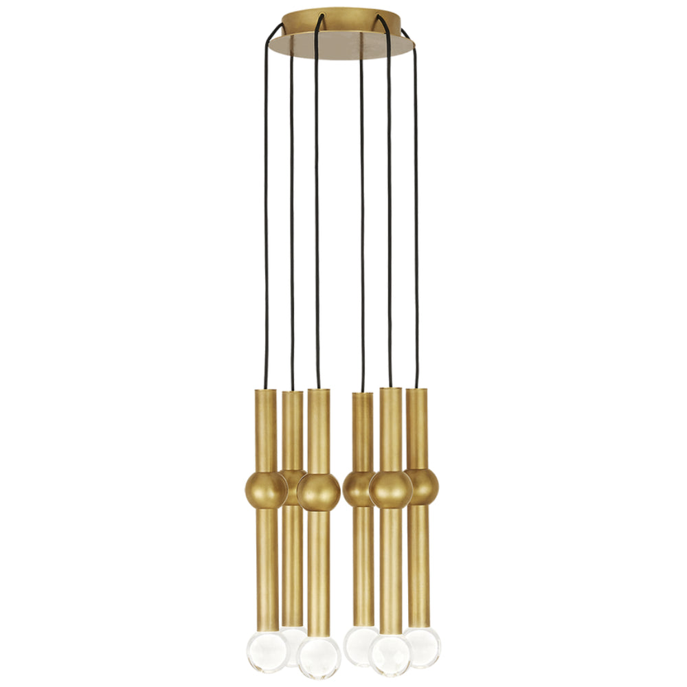 Tech Lighting Guyed 6 Light Chandelier By Visual Comfort