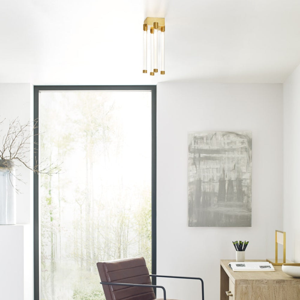 Tech Lighting Phobos Short Flush Mount By Visual Comfort