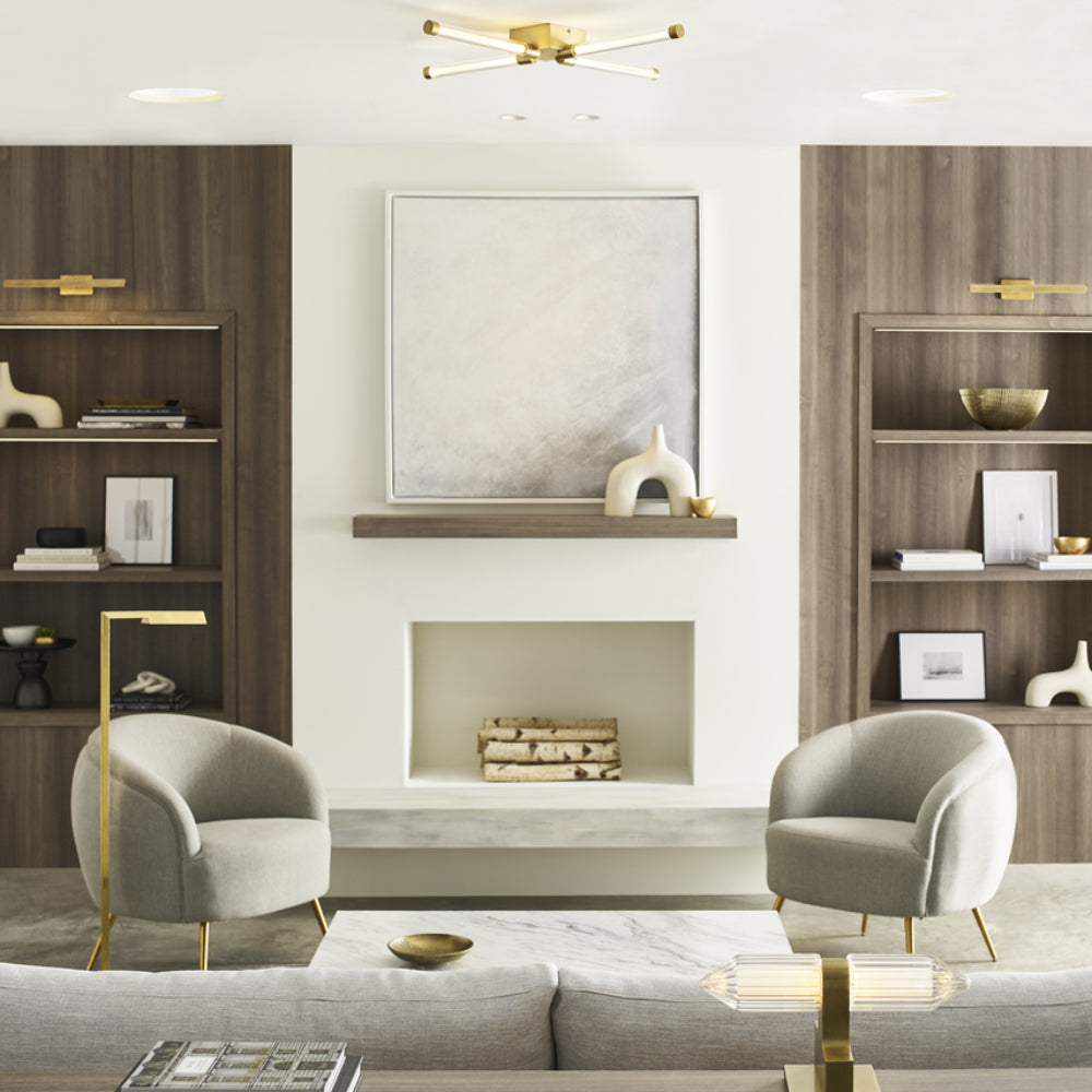 Tech Lighting Phobos Wide Flush Mount By Visual Comfort