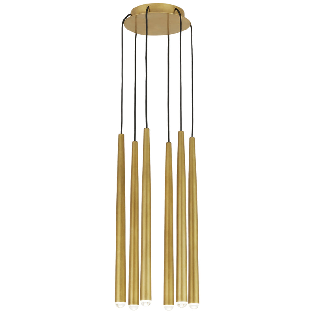 Tech Lighting Pylon 6 Light Chandelier By Visual Comfort