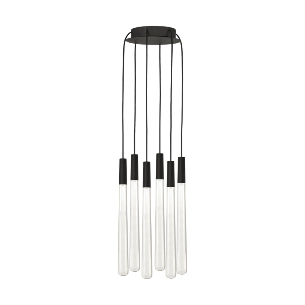 Tech Lighting Pylon Crystal 6 Light Chandelier By Visual Comfort