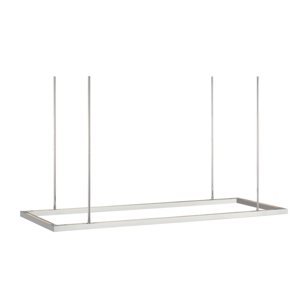 Tech Lighting Stagger Halo 50 Linear Suspension By Visual Comfort