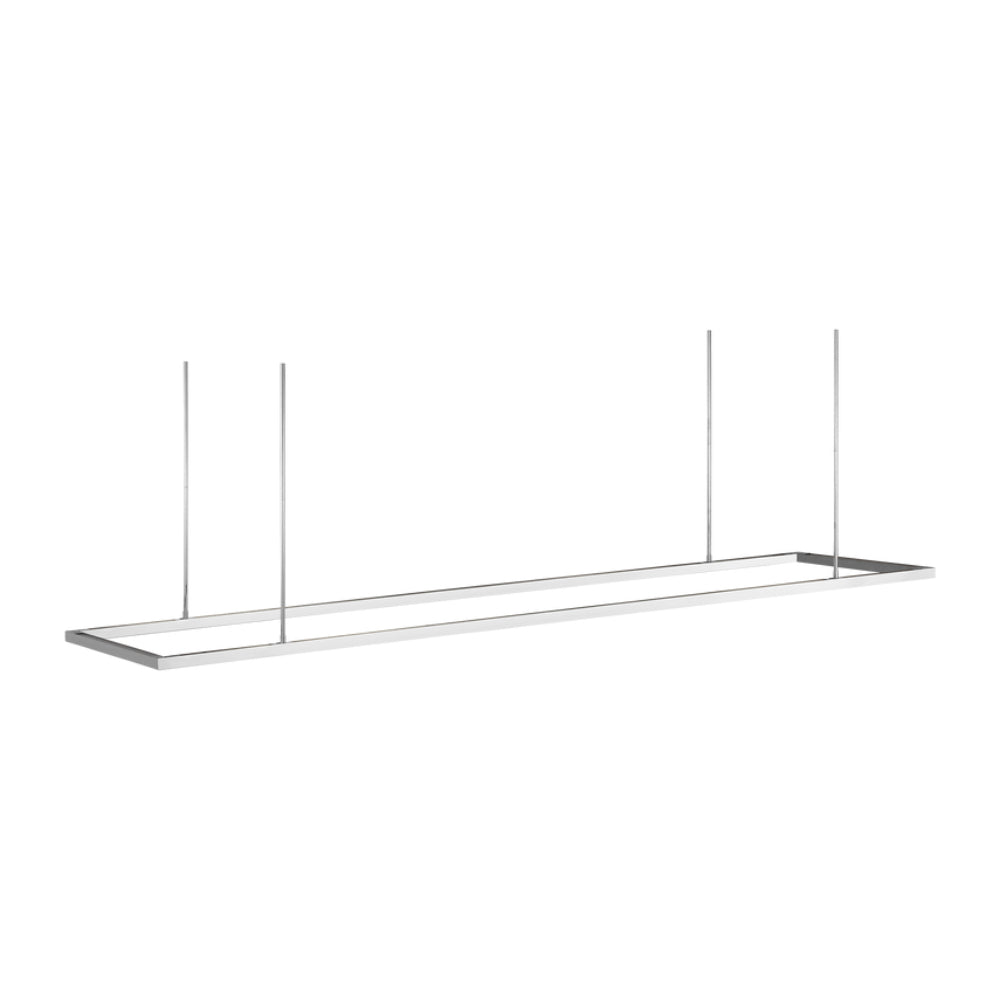 Tech Lighting Stagger Halo 84 Linear Suspension By Visual Comfort