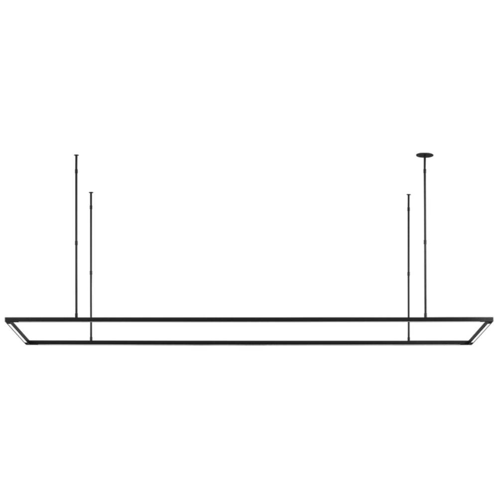 Tech Lighting Stagger Halo 84 Linear Suspension By Visual Comfort