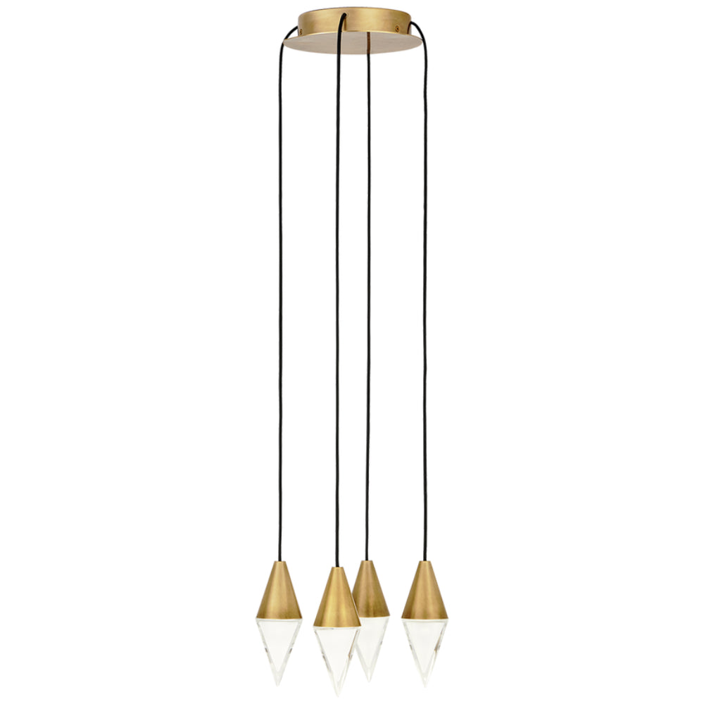 Tech Lighting Turret 4 Light Chandelier By Visual Comfort
