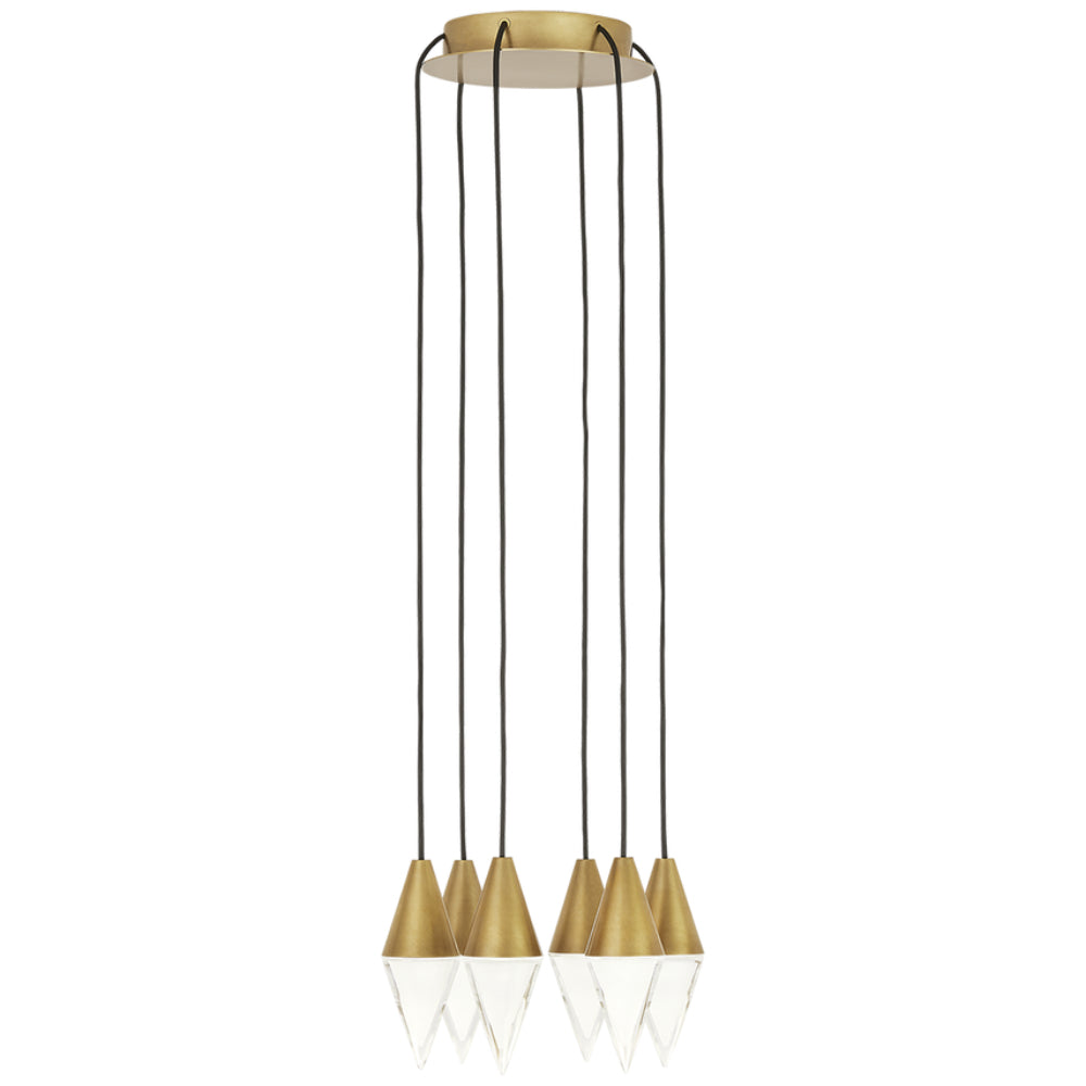 Tech Lighting Turret 6 Light Chandelier By Visual Comfort