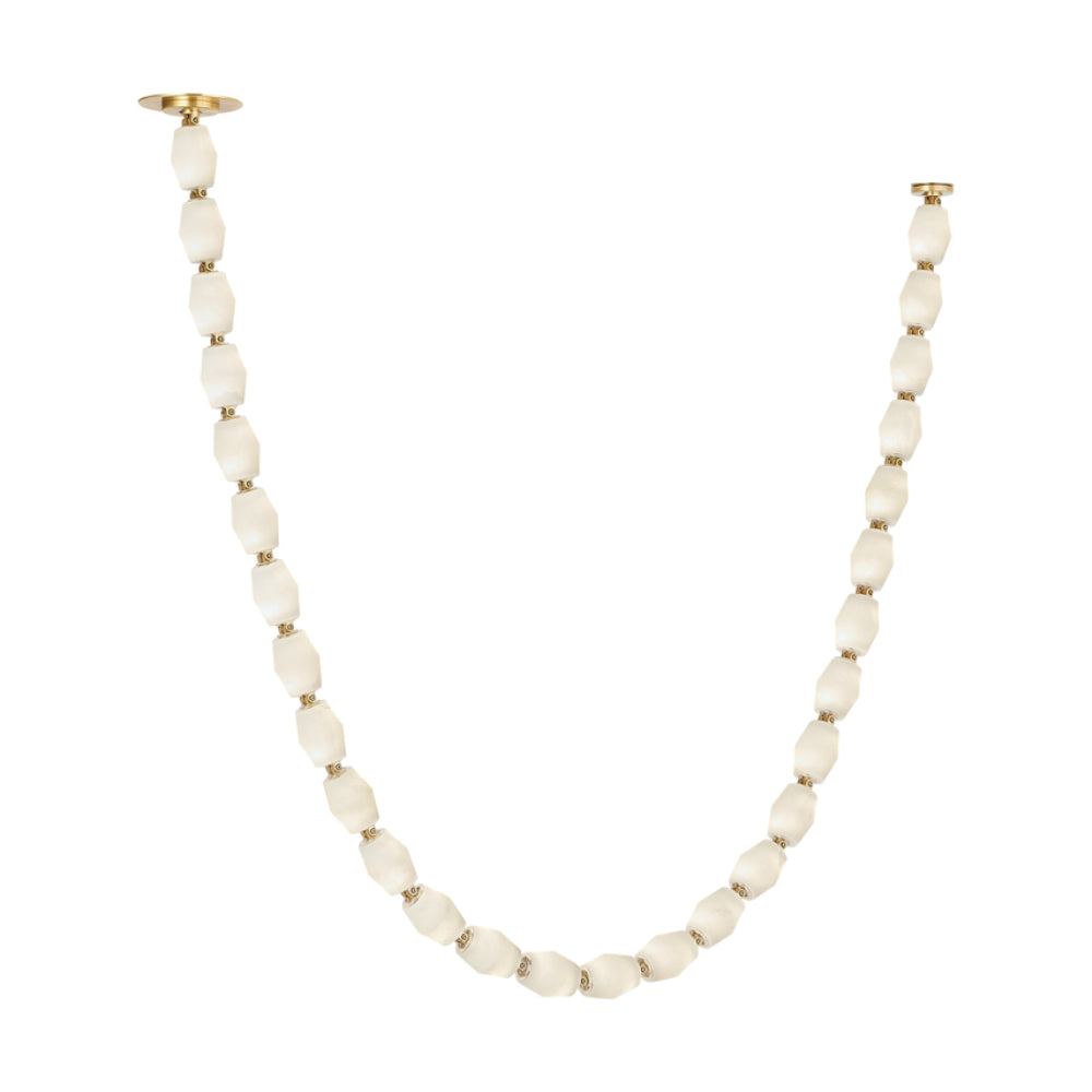 Visual Comfort Collier Alabaster 84 Chandelier