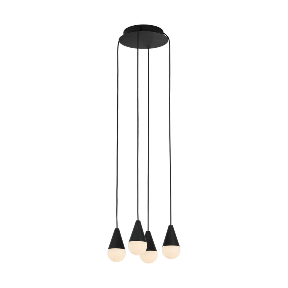 Visual Comfort Cupola Alabaster 4 Light Chandelier