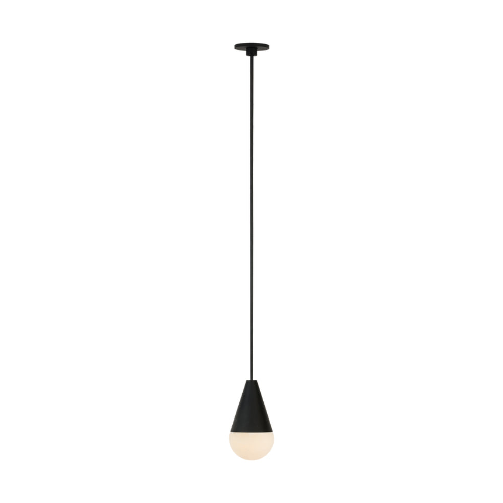 Visual Comfort Cupola Alabaster Port Alone Pendant