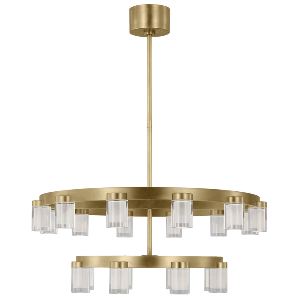 Visual Comfort Esfera Two Tier Medium Chandelier