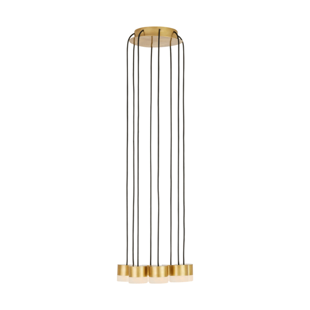 Visual Comfort Gable Alabaster 8 Light Chandelier