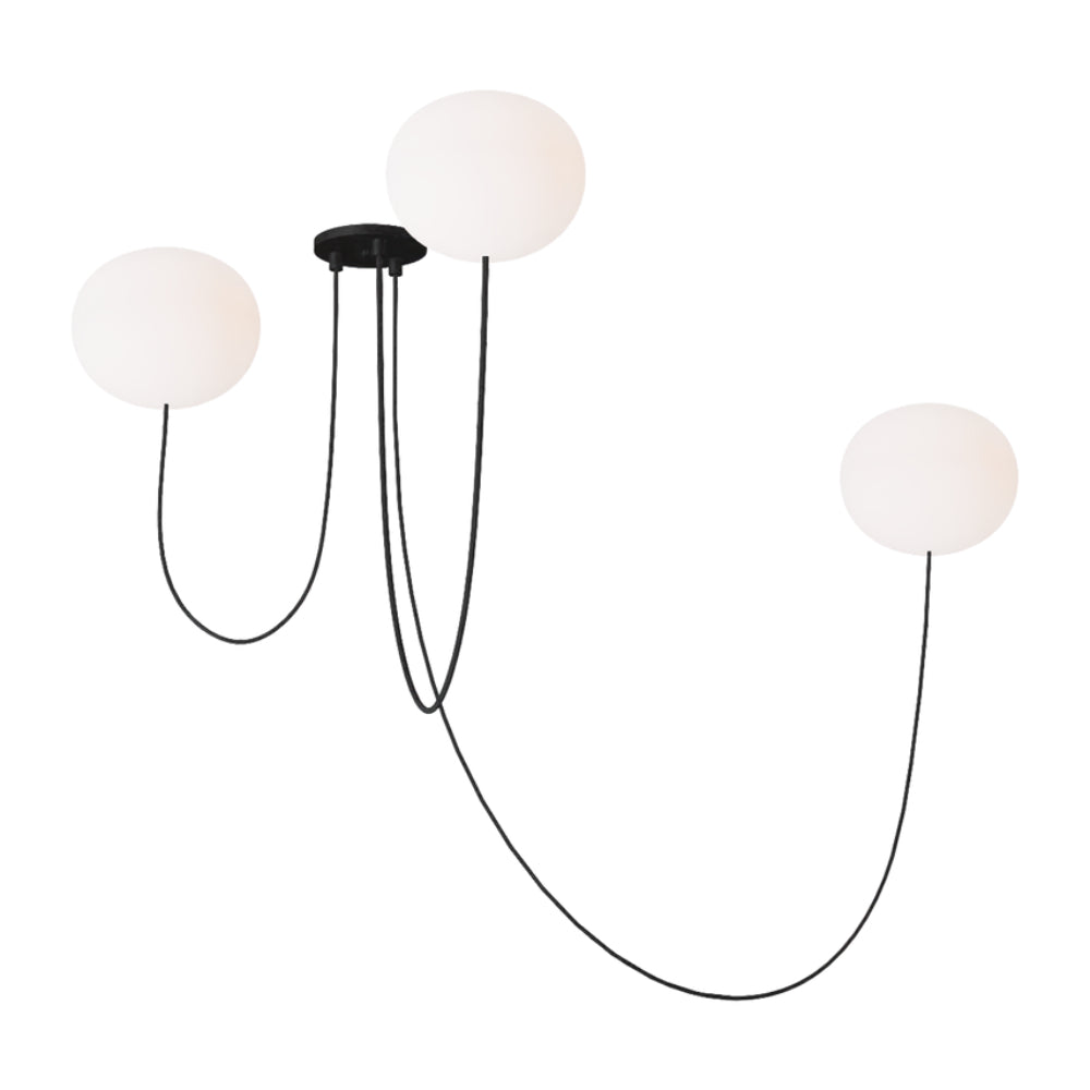 Visual Comfort Helium Medium 3 Light Chandelier