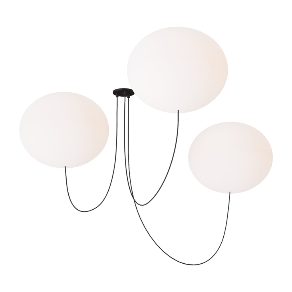 Visual Comfort Helium X-Large 3 Light Chandelier