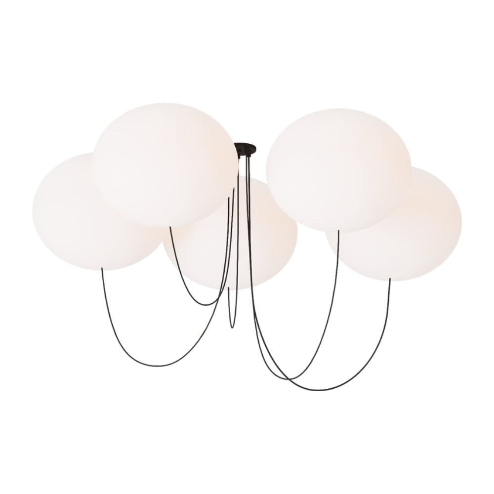 Visual Comfort Helium X-Large 5 Light Chandelier