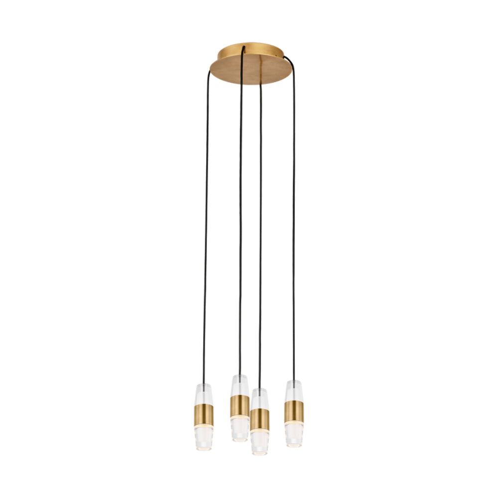 Visual Comfort Lassell Short 4 Light Chandelier