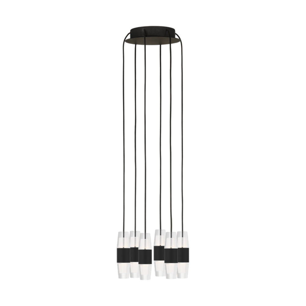 Visual Comfort Lassell Short 6 Light Chandelier