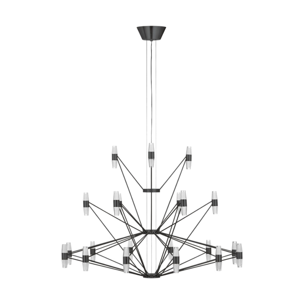 Visual Comfort Lassell Three Tier Tall X-Large Chandelier