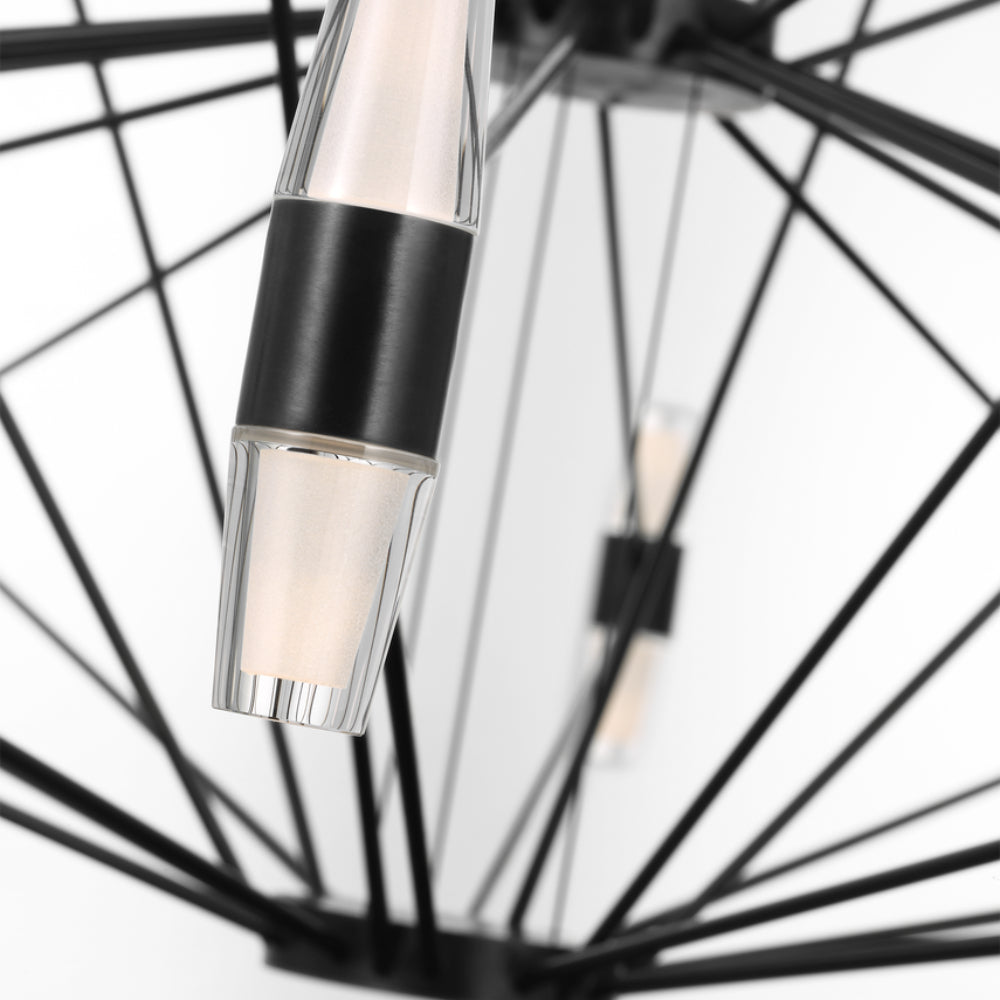 Visual Comfort Lassell Three Tier Tall X-Large Chandelier