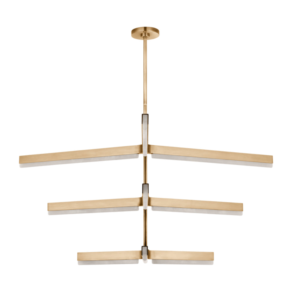 Visual Comfort Linea 56 Three Tier Chandelier