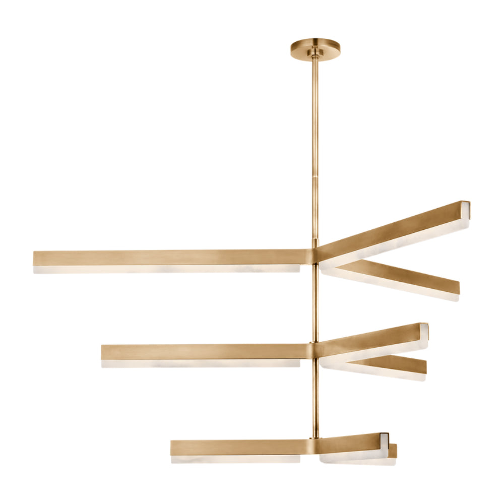 Visual Comfort Linea 56 Three Tier Chandelier